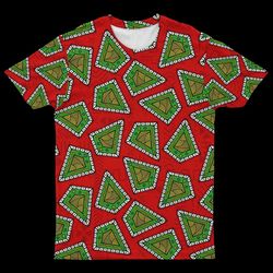 african fabric t-shirt, african t-shirt for men women