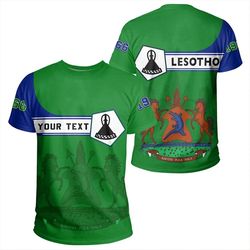Custom Lesotho Tee Pentagon Style, African T-shirt For Men Women