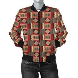 kente cloth - family unity bomber women, african bomber jacket for men women