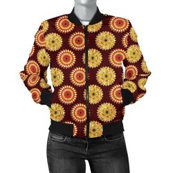 ankara cloth - geometric nawiri bomber women, african bomber jacket for men women