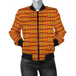 kente cloth - the ewe bomber women, african bomber jacket for men women