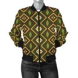 kente cloth - noble akokobaatan bomber women, african bomber jacket for men women