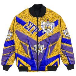 Sigma Gamma Rho Sporty Style Bomber Jackets, African Bomber Jacket For Men Women