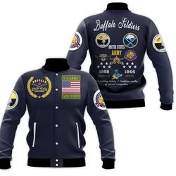 buffalo soldiers baseball jacket, african baseball jacket for men women