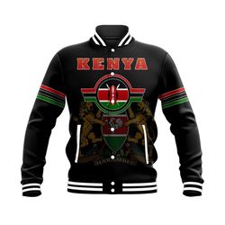 kenya grunge baseball jacket, african baseball jacket for men women