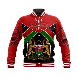 kenya zawadi baseball jacket, african baseball jacket for men women