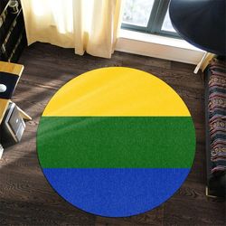 corozal flag round carpet, african rugs, round rugs for home