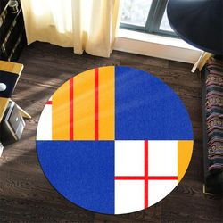barceloneta flag round carpet, african rugs, round rugs for home