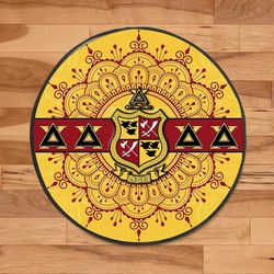 delta chi round carpet, african rugs, round rugs for home