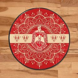 delta sigma theta home round carpet, african rugs, round rugs for home