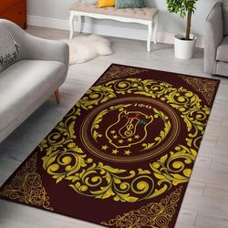 iota phi beta fraternity area rug, africa area rugs for home