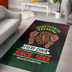 iota phi theta juneteenth area rug, africa area rugs for home