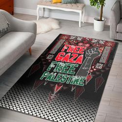 free gaza free palestine palestine area rug, africa area rugs for home