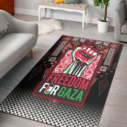 freedom for gaza area rug, africa area rugs for home