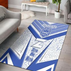 zeta phi beta sporty style area rug, africa area rugs for home