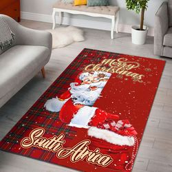 south africa area rug santa claus merry christmas you can personalize custom text, africa area rugs for home