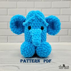 amigurumi toy cute penis-elephant crochet pattern