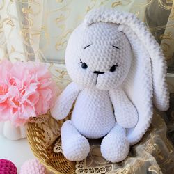 amigurumi toy bunny big plush crochet pattern