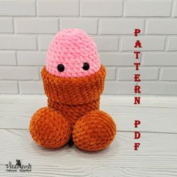 amigurumi toy cute brown penis crochet pattern