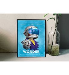 wonder movie poster film/room decor wall art/poster gift/canvas