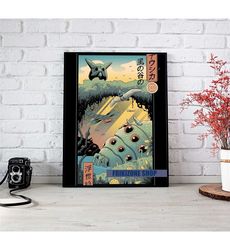 studio ghibli poster- exclusive collection-howl's moving castle poster-totoro