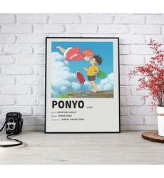 studio ghibli poster-spirited away poster-totoro poster- howl's moving