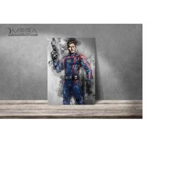 guardians of the galaxy poster star-lord print art print wall art home decor