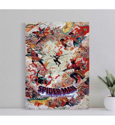 spiderman across the spider-verse movie poster, spider man