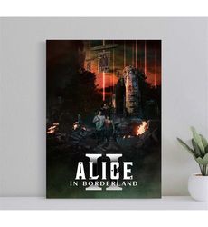 alice in borderland movie tv poster, art poster