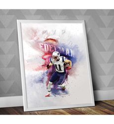 julian edelman poster / new england patriots /