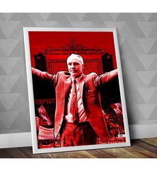 bill shankly poster / shankly gates print /