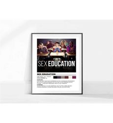 sex education tv show poster / sex education