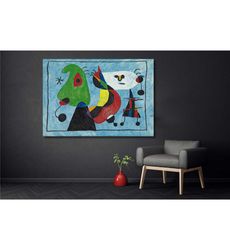 joan miro ready to hang canvas wall art,roll