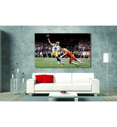 joe burrow ready to hang canvas wall art