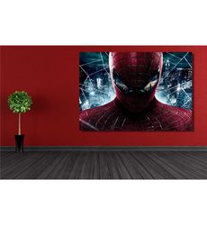 spiderman ready to hang canvas wall art,graffiti spiderman