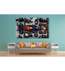 max verstappen pit stop canvas wall art ,max