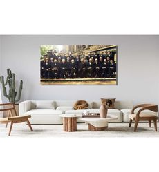 solvay conference 1927 ready to hang canvas wall