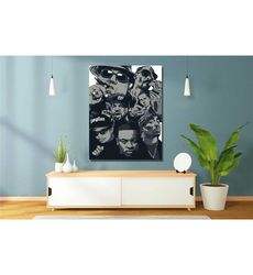 hip hop rapper legends ready to hang canvas