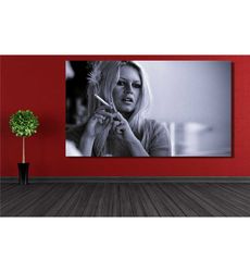 brigitte bardot ready to hang canvas wall art