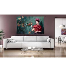 frida kahlo ready to hang canvas wall art