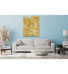 georgia o'keeffe ready to hang canvas wall art,yellow