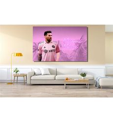 lionel messi ready to hang canvas wall art,lionel