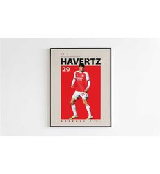 kai havertz poster, arsenal poster minimalist, kai havertz