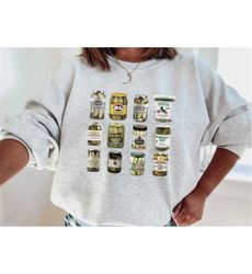 vintage canned pickles sweatshirt, pickle shirt, pickle crewneck