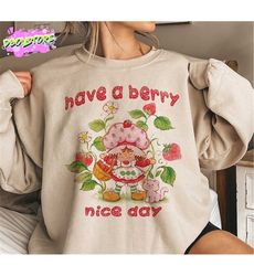 have a berry nice day vintage strawberry unisex