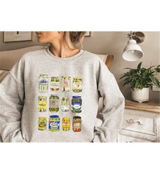 vintage canned pickles sweatshirt, pickle shirt, pickle crewneck