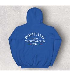 exclusive positano italia yachting club 1992 sport embroidered