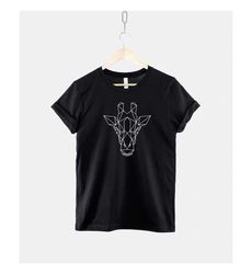 giraffe t-shirt - geometric giraffe shirt - giraffe