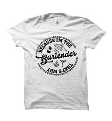 bartender gift. bartender shirt. funny bartender tee. bartender