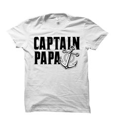 captain papa shirt. captain papa gift. captain shirt.